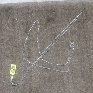 925 Italian silver chains set of 2